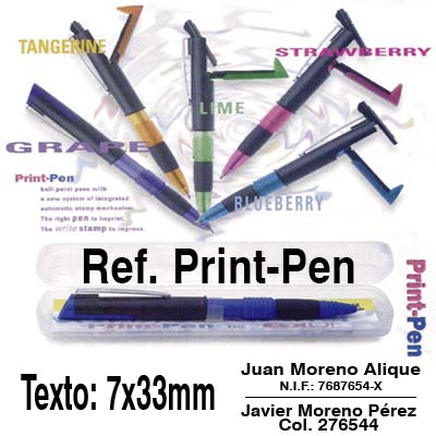 Bolígrafo Print Pen